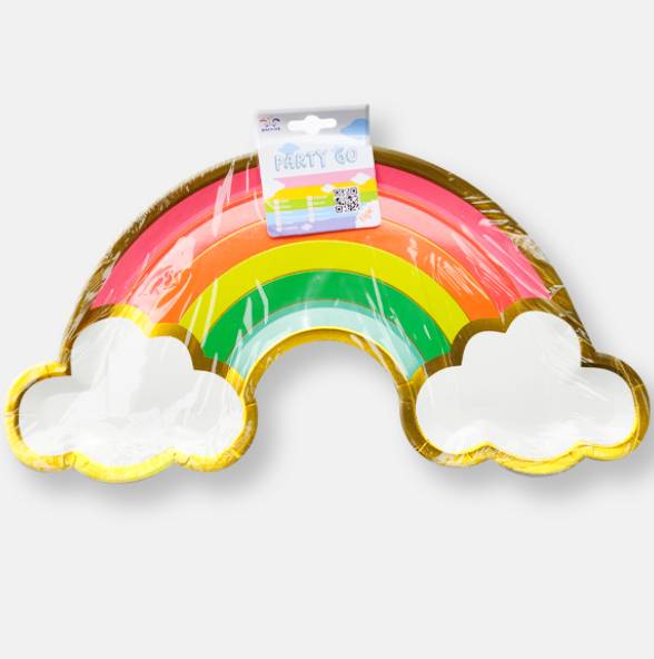 Piatti Forma Arcobaleno 6Pc