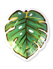 Piatti Dessert Di Carta Foglia Tropicale 21cm 6pz