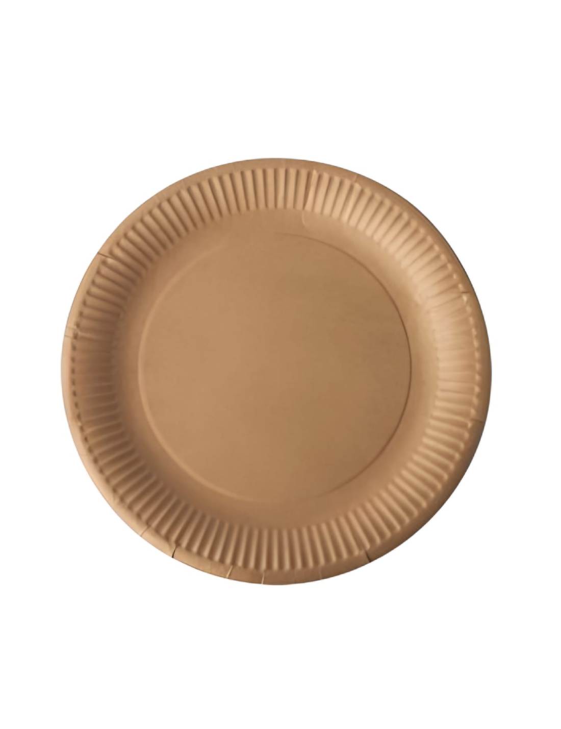 Piatti Piani Di Carta Kraft 23cm 20pz