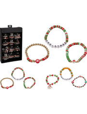 Set 3 Braccialetti Natalizi 5cm
