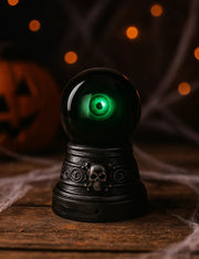 Decorazione Di Halloween Sfera Di Cristallo Animata Con Occhio 18cm