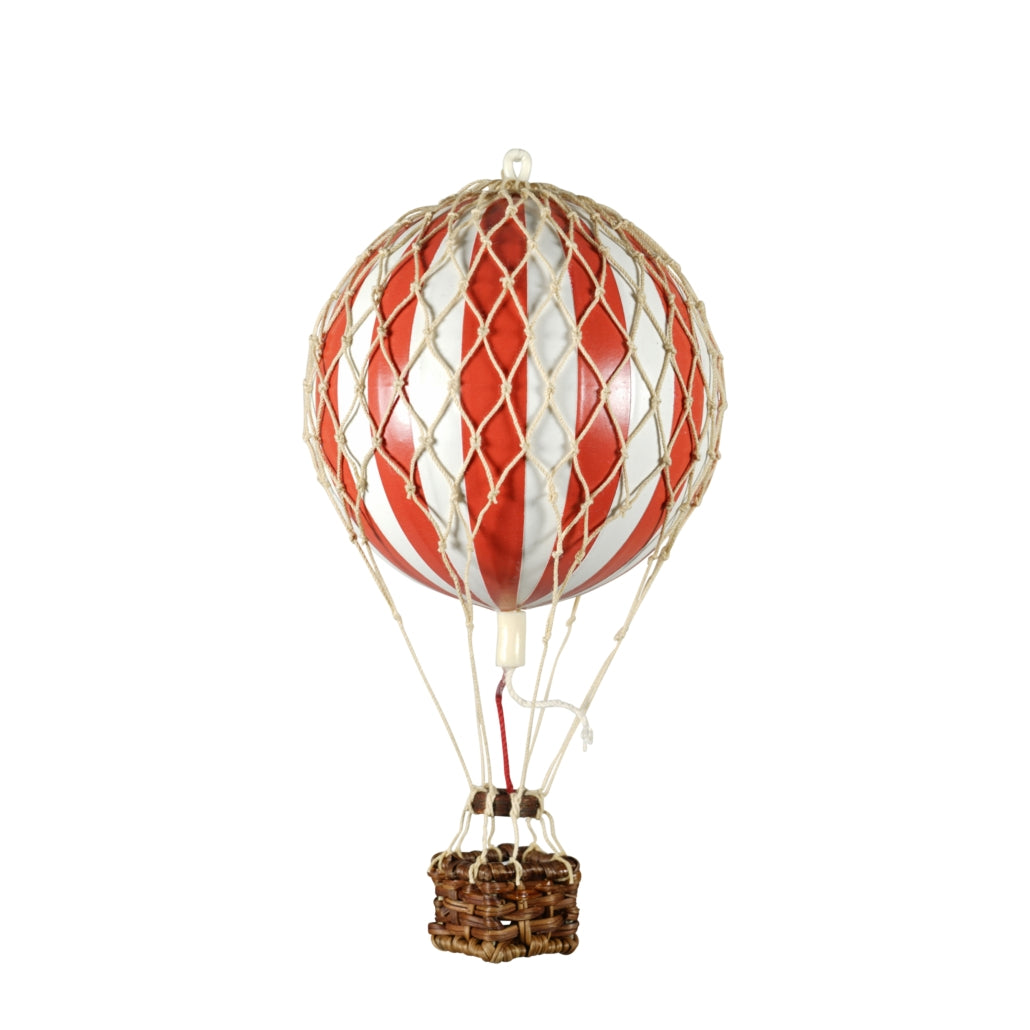 Mongolfiera Red White Accessorio Cameretta 13cm