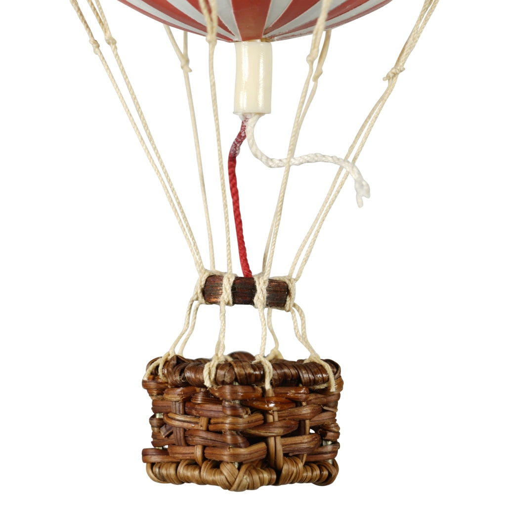 Mongolfiera Red White Accessorio Cameretta 13cm