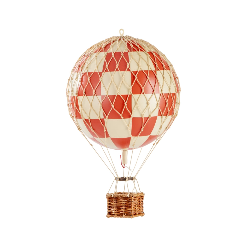 Mongolfiera Check Red Accessorio Cameretta 30cm