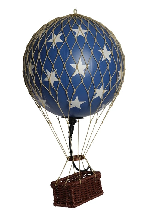 Mongolfiera Led Stelle Blu Accessorio Cameretta 30cm