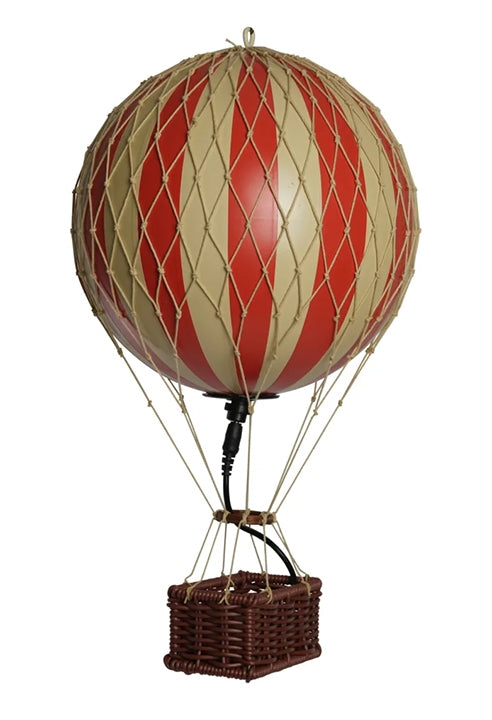 Mongolfiera Led Rossa Accessorio Cameretta 30cm