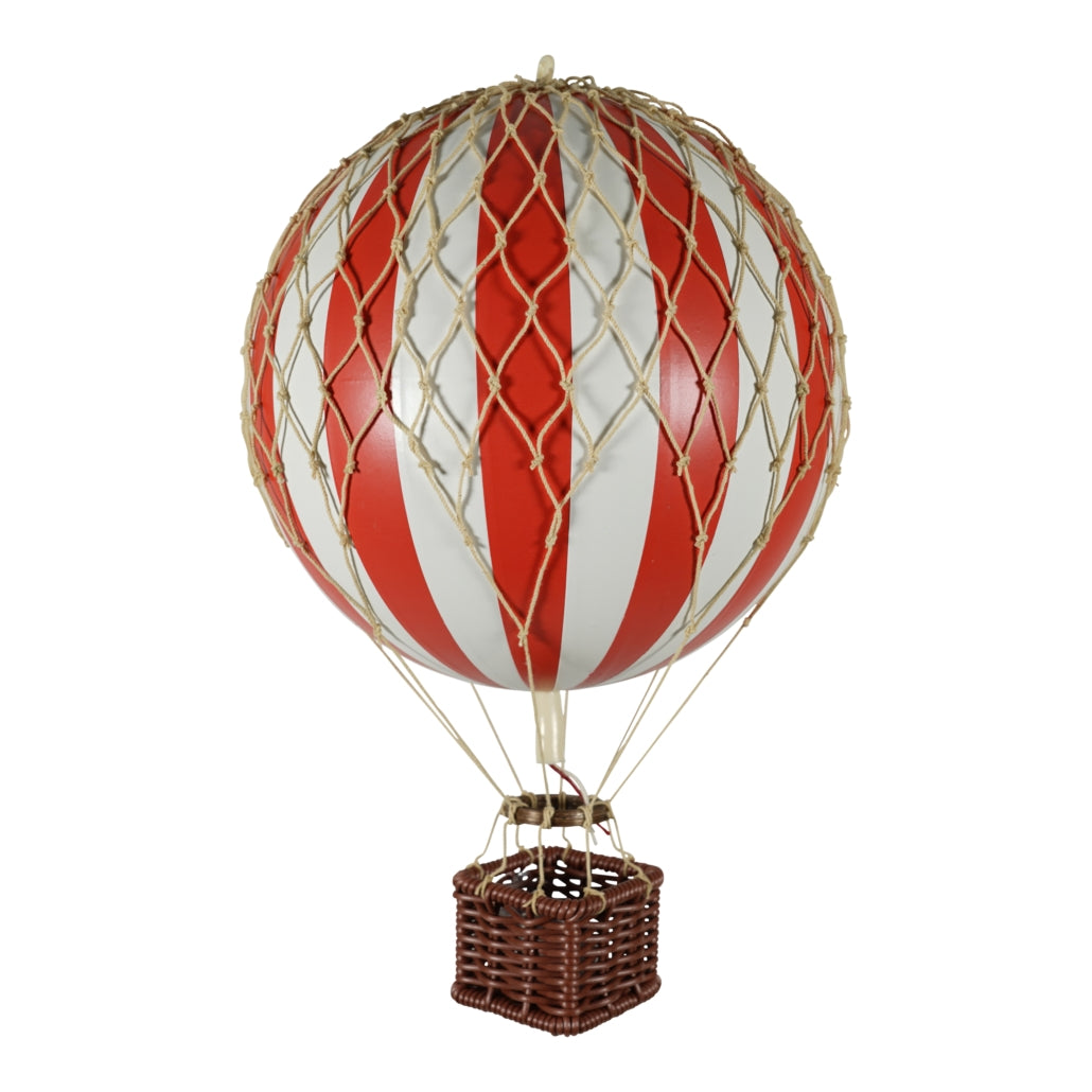 Mongolfiera Red White Accessorio Cameretta 30cm