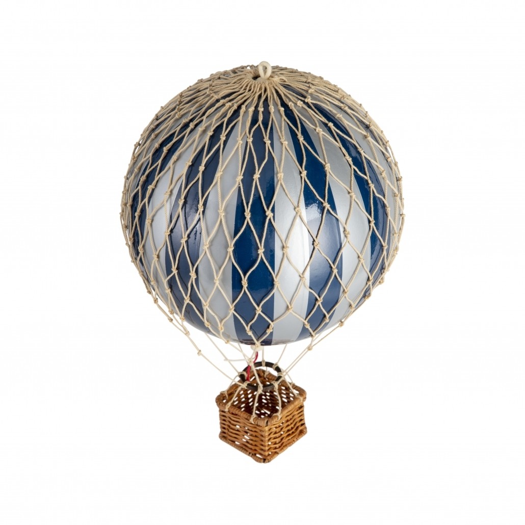 Mongolfiera Silver Navy Accessorio Cameretta 30cm