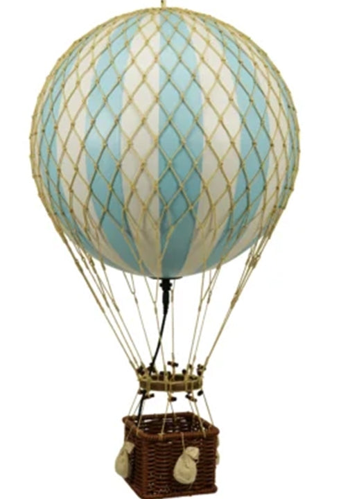 Mongolfiera Led Blu Chiaro Accessorio Cameretta 56cm