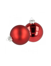 Pallina Albero Di Natale Rosso 6cm Prodotto Assortito