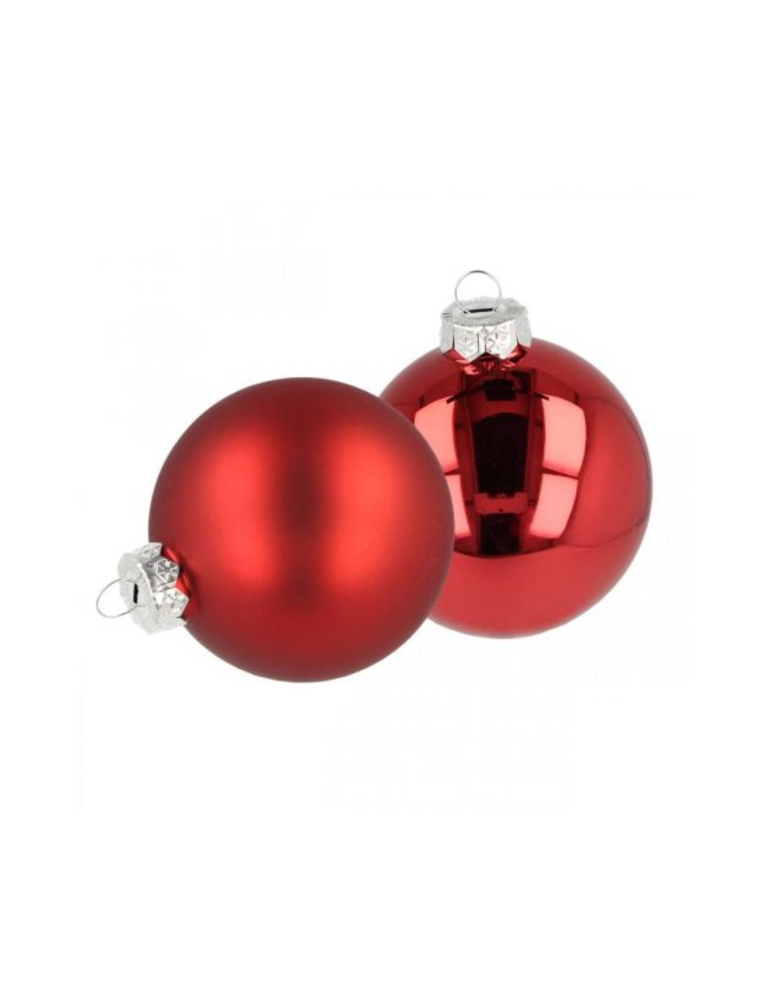 Pallina Albero Di Natale Rosso 6cm Prodotto Assortito