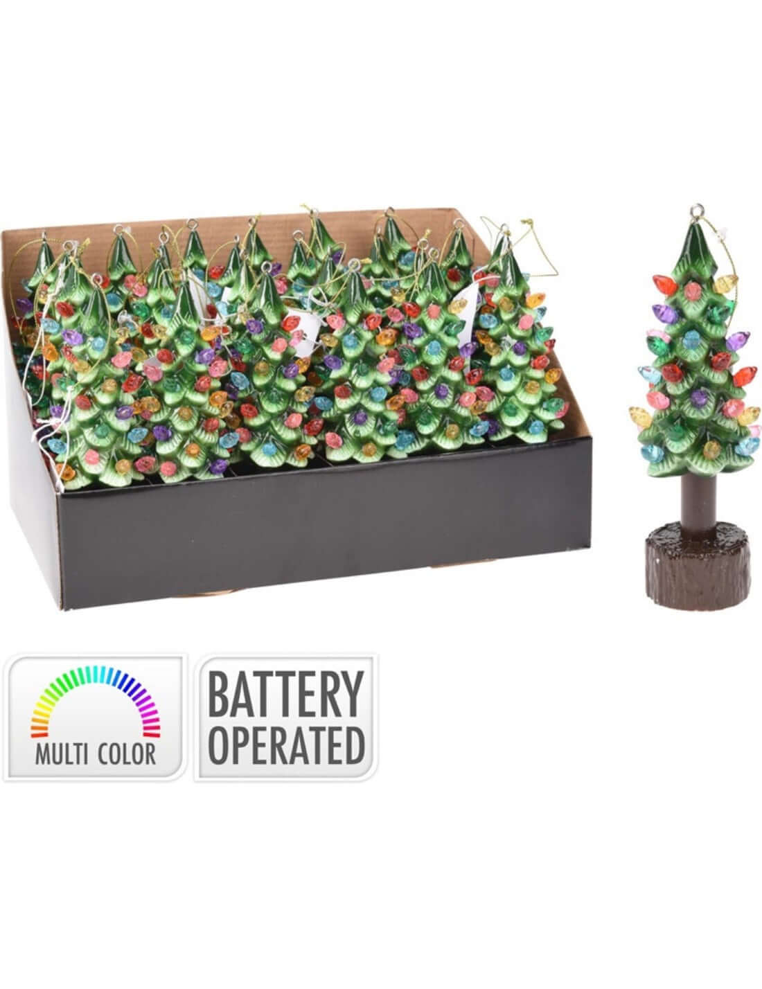 Addobbo Natale Albero Di Natale LED 16cm