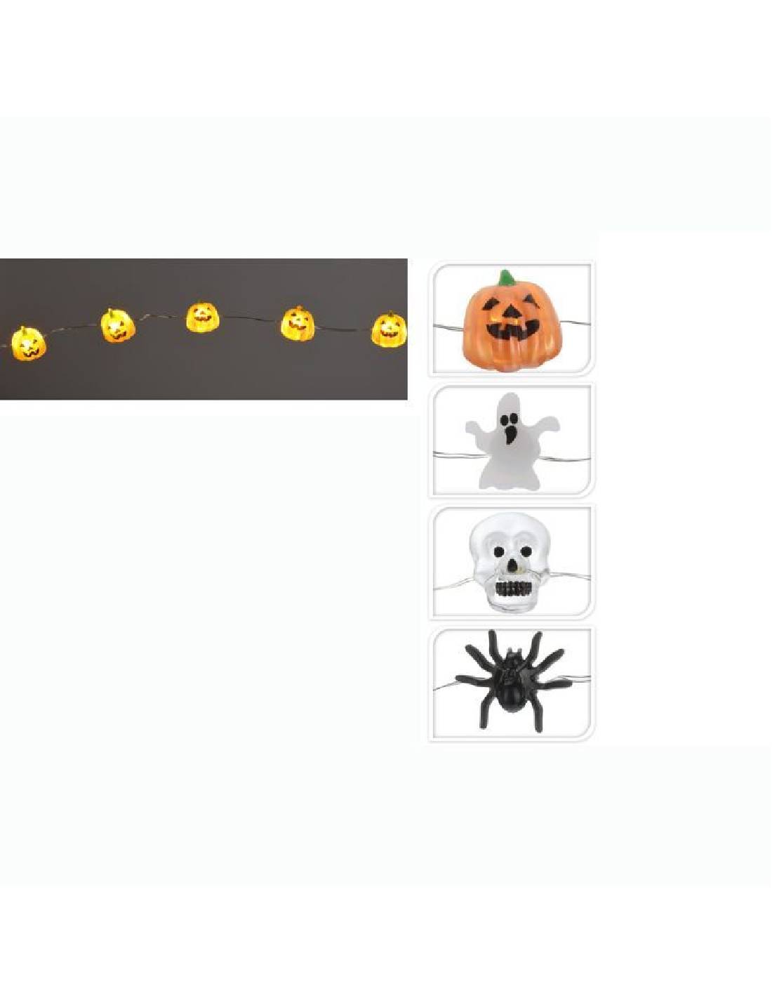 Decorazione Di Halloween 20 Lucine LED Prodotto Assortito