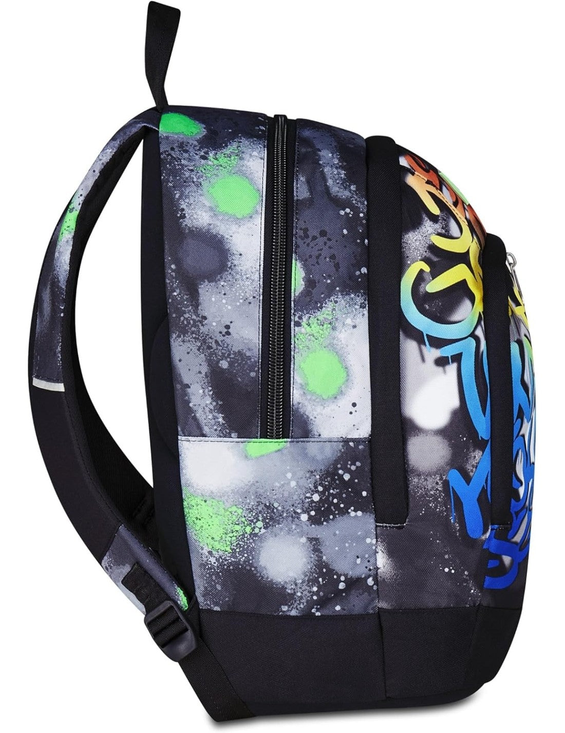 School Pack Zaino Dual Più Astuccio Completo 3 Zip Sprint Paint Boy