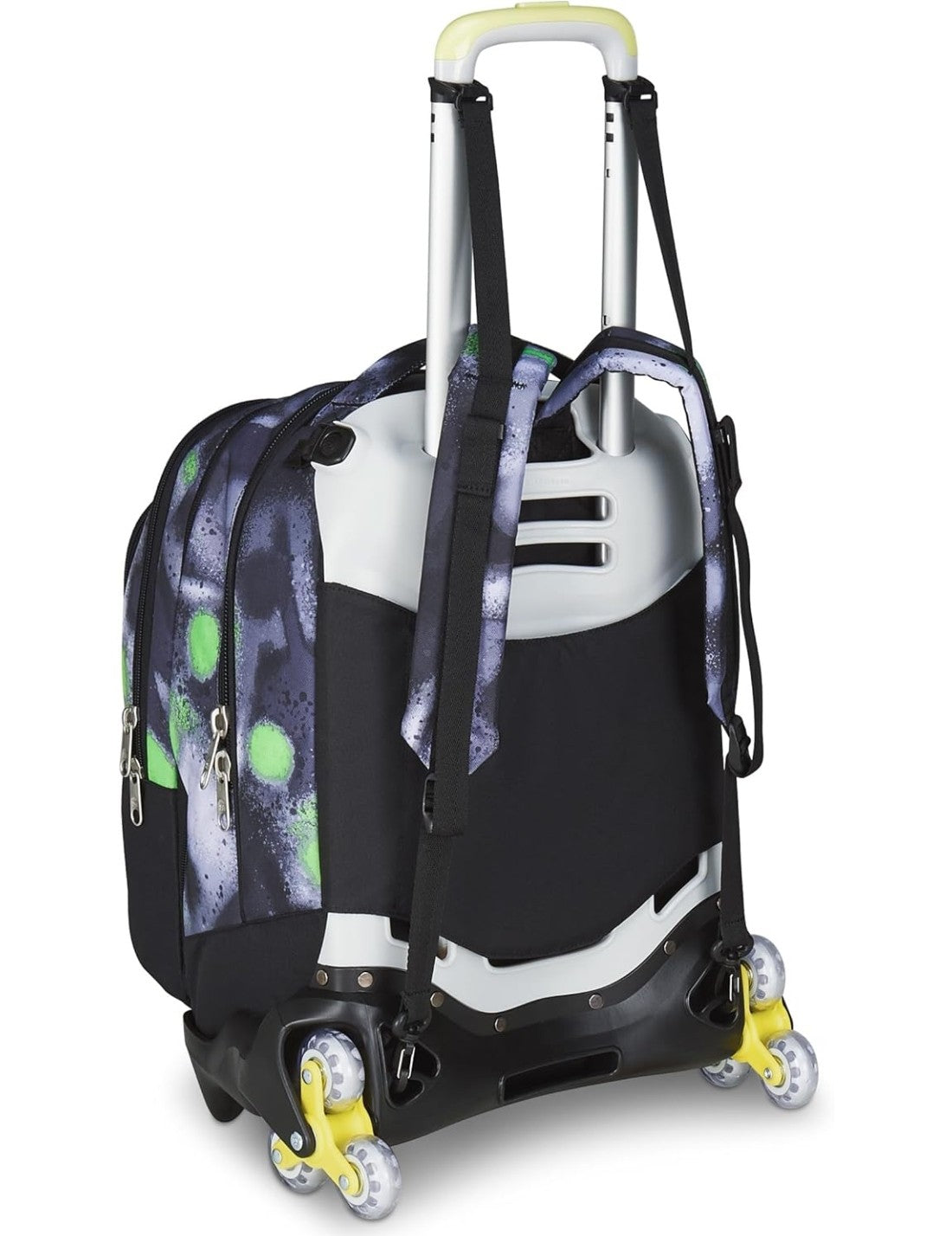 School Pack Trolley Detach Più Astuccio Completo 3 Zip Sprint Paint Boy