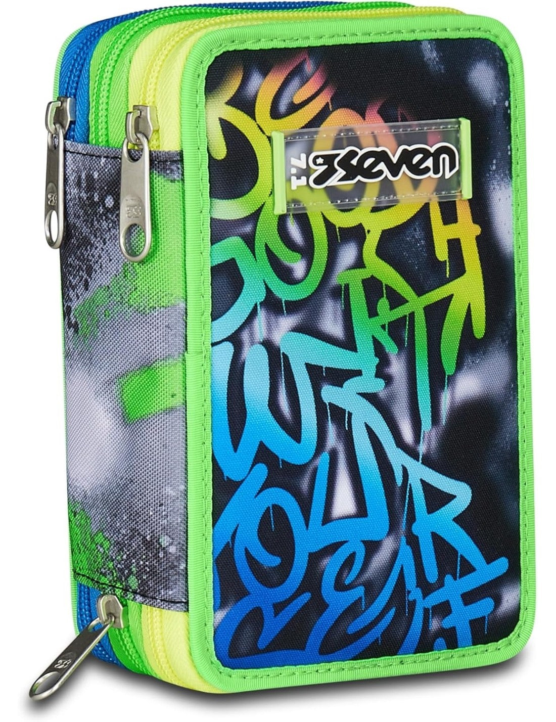 School Pack Trolley Detach Più Astuccio Completo 3 Zip Sprint Paint Boy