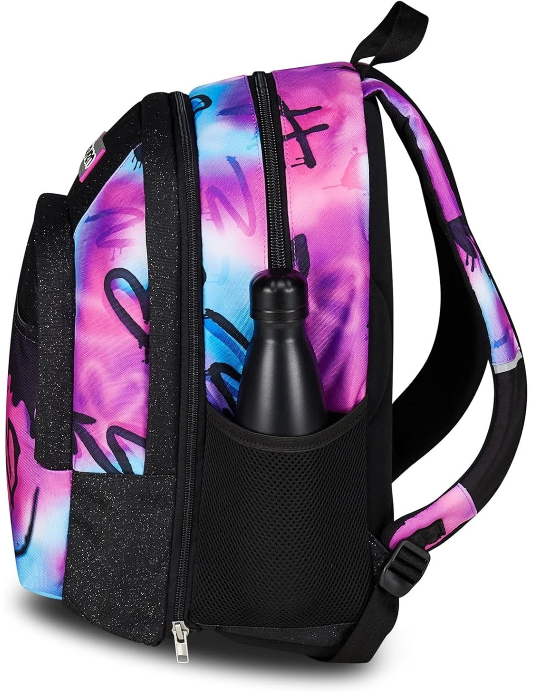 School Pack Zaino Dual Detach Più Astuccio Completo 3 Zip Sprint Paint Girl