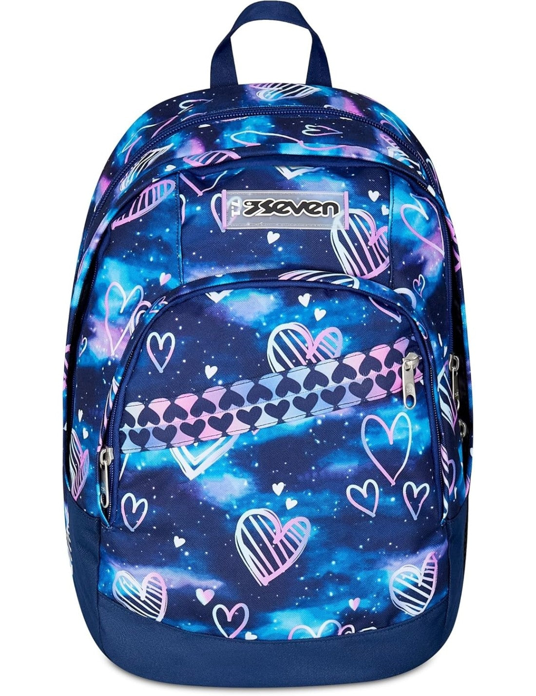 School Pack Zaino Dual Più Astuccio Completo 3 Zip Gloomy Heart