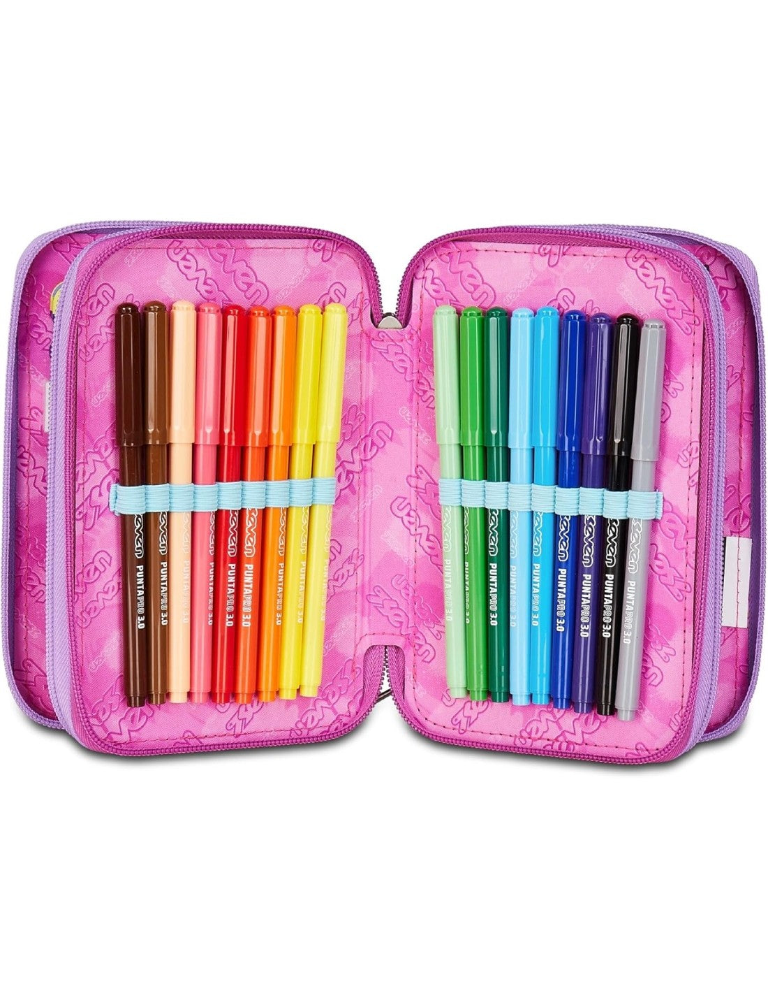 School Pack Zaino Dual Più Astuccio Completo 3 Zip Gloomy Heart