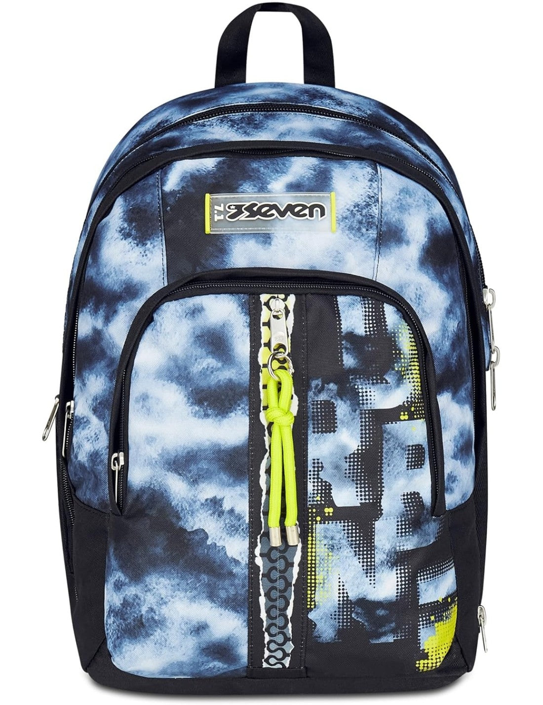 School Pack Zaino Dual Detach Più Astuccio Completo 3 Zip Shady Dye Boy