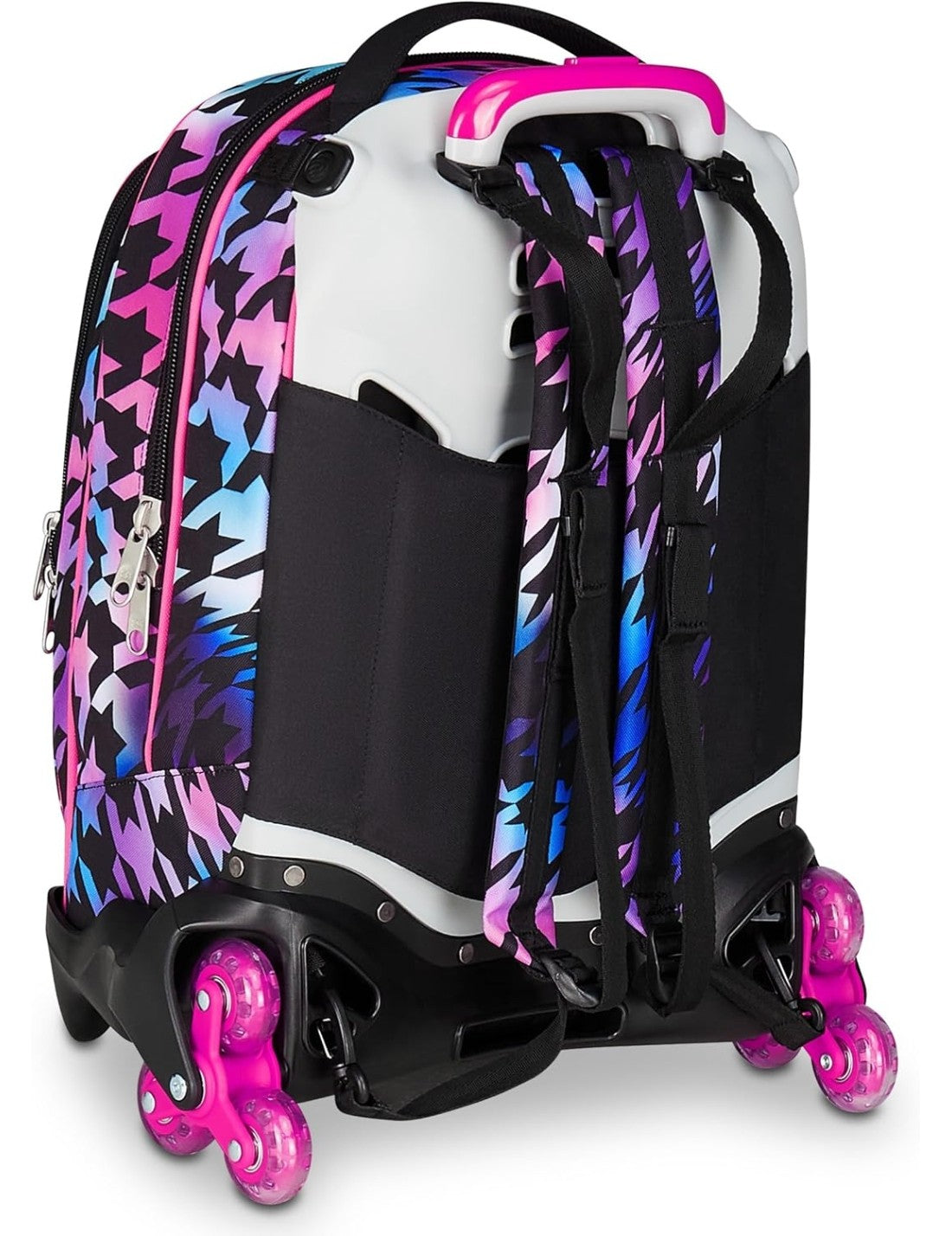 School Pack Trolley Più Astuccio Completo 3 Zip Glow Love