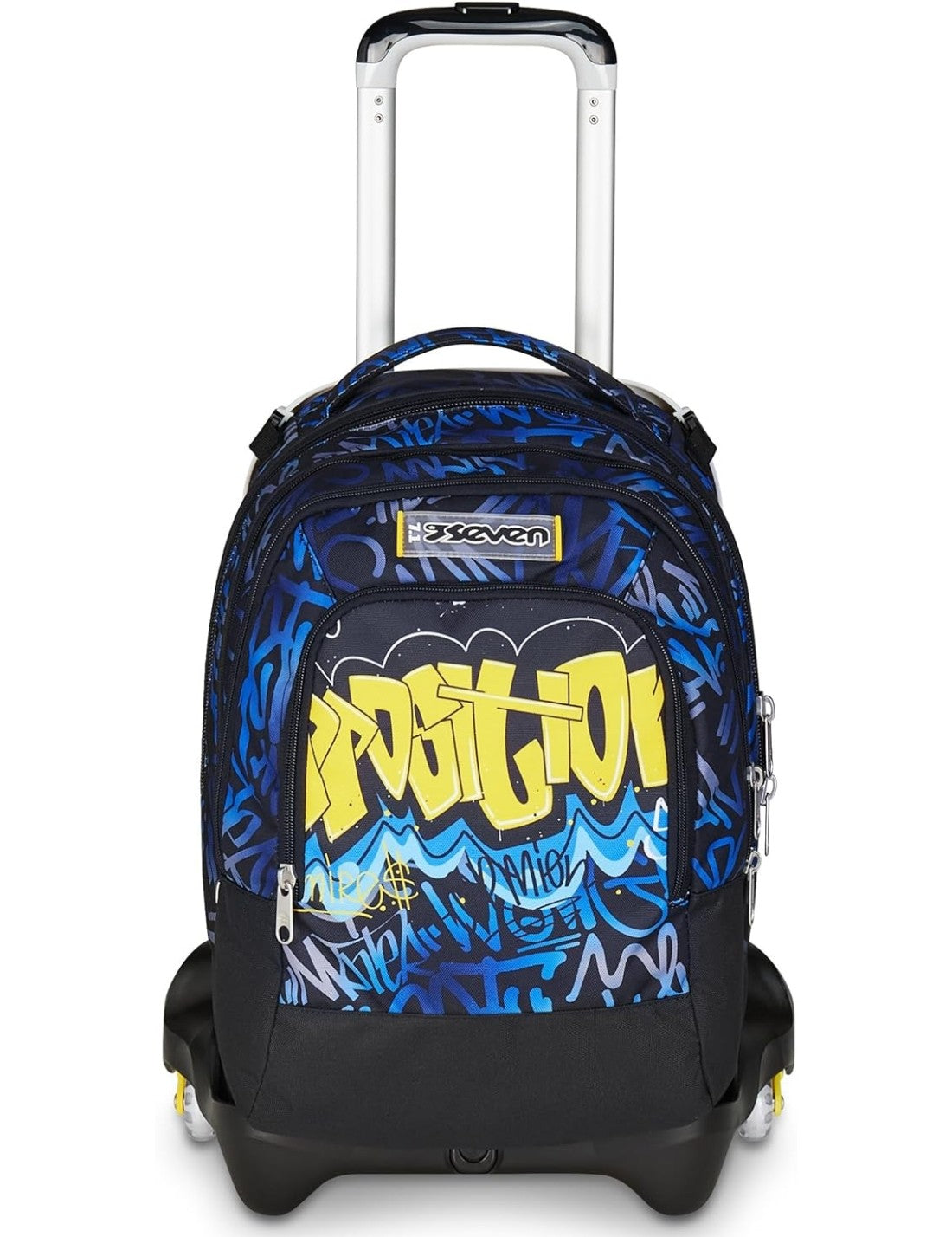 School Pack Trolley Più Astuccio Completo 3 Zip Hidden Spot Boy