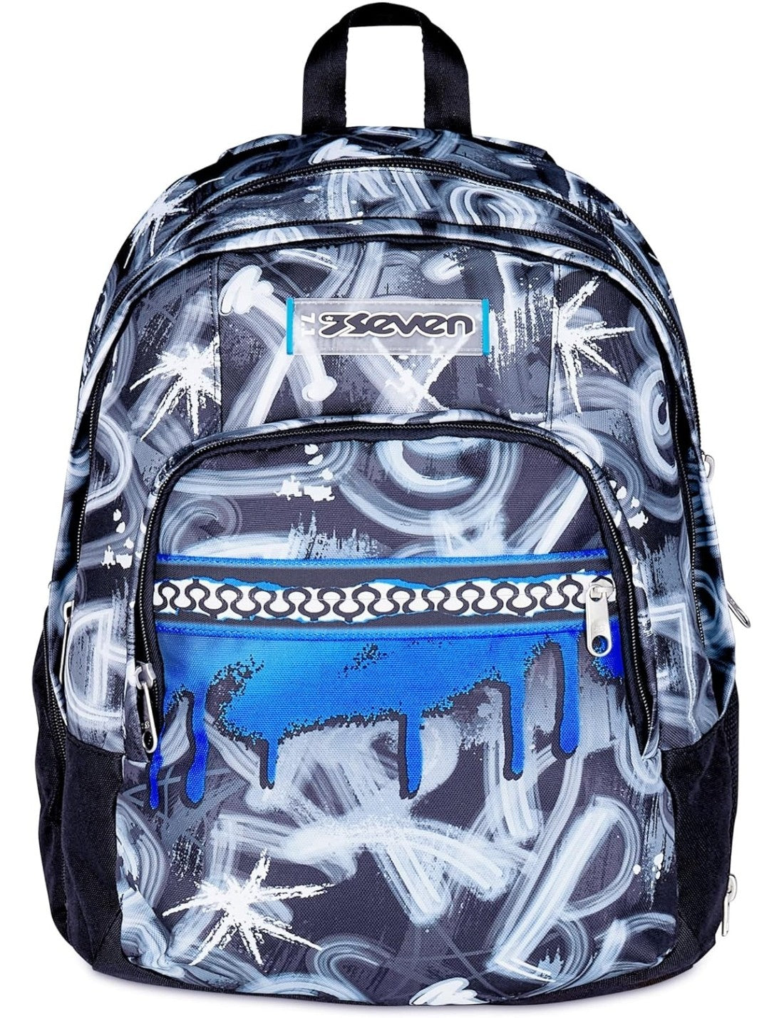 School Pack Zaino Dual Detach Più Astuccio Completo 3 Zip Quick Graffiti Boy