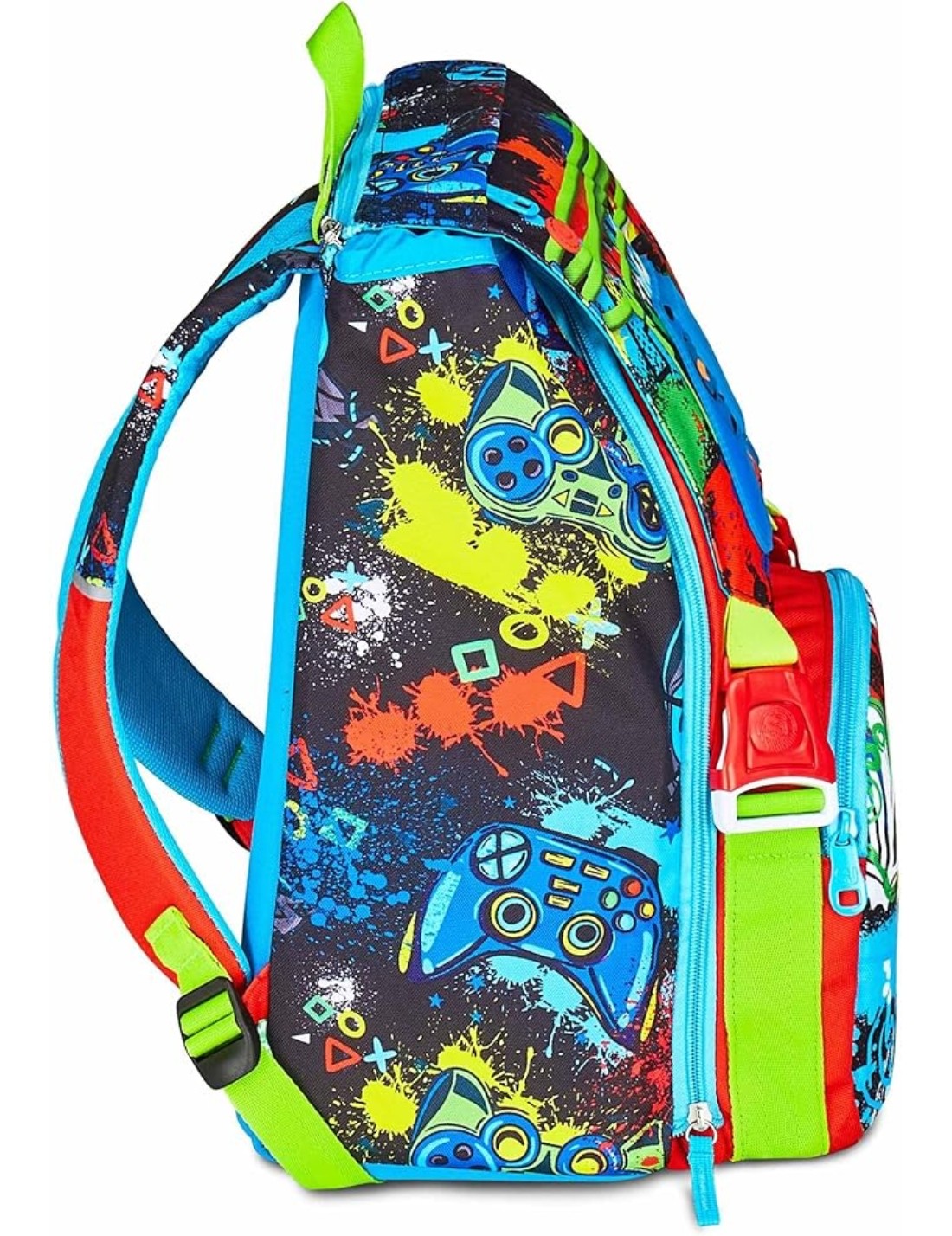 School Pack Zaino Sdoppiabile Più Astuccio Completo Speed Pad Game Led Boy