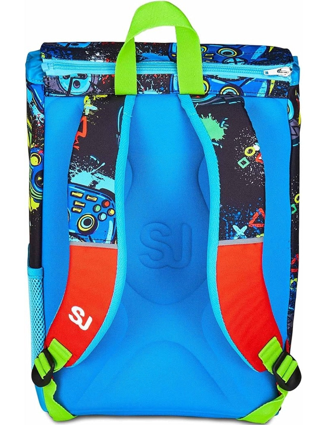 School Pack Zaino Sdoppiabile Più Astuccio Completo 3 Zip Game Led Boy