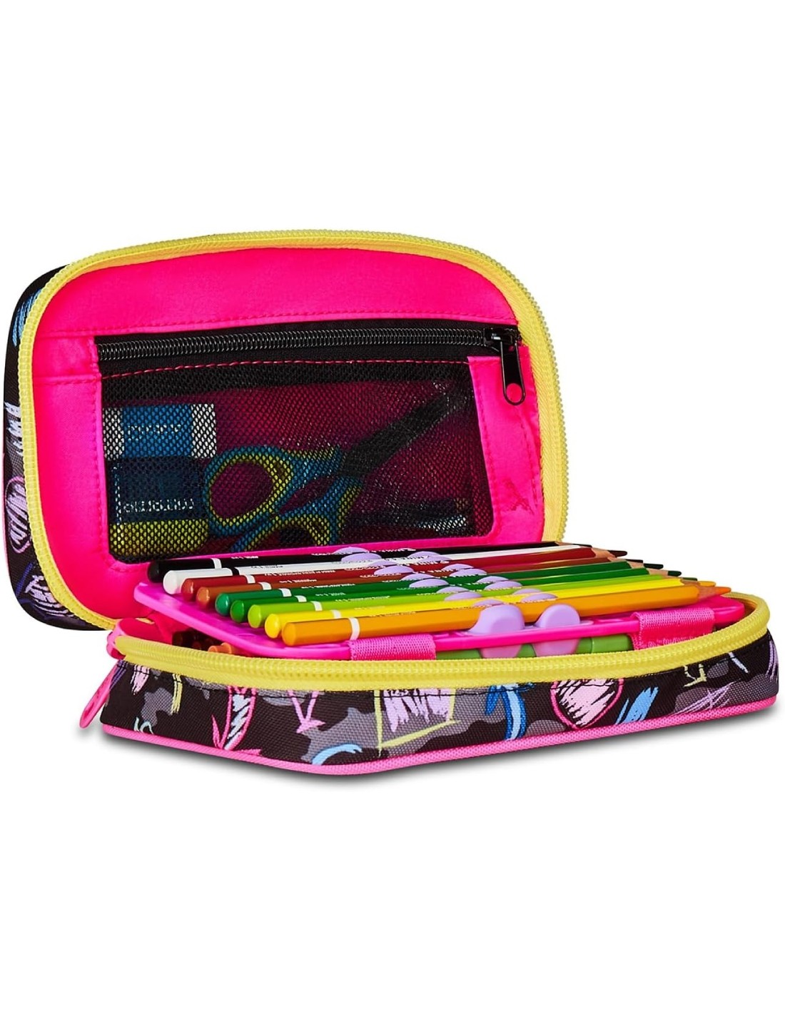 School Pack Zaino Sdoppiabile Più Astuccio Completo Speed Pad Game Led Girl
