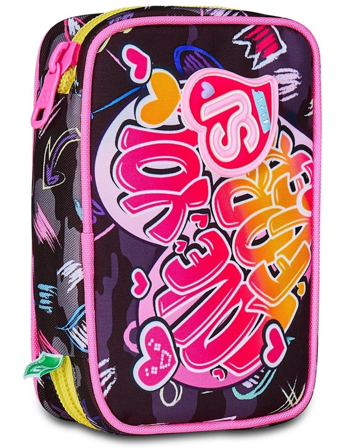 School Pack Trolley 3WD Più Astuccio Completo Speed Pad Game Led Girl