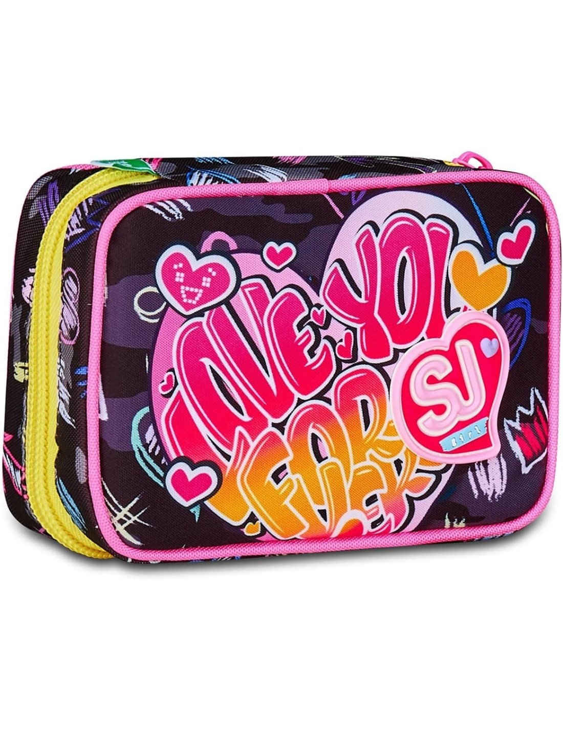 School Pack Trolley 3WD Più Astuccio Completo Speed Pad Game Led Girl