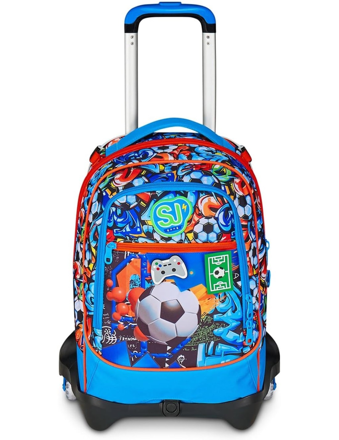 School Pack Trolley 3WD Più Astuccio Completo Speed Pad Tinypatch Boy
