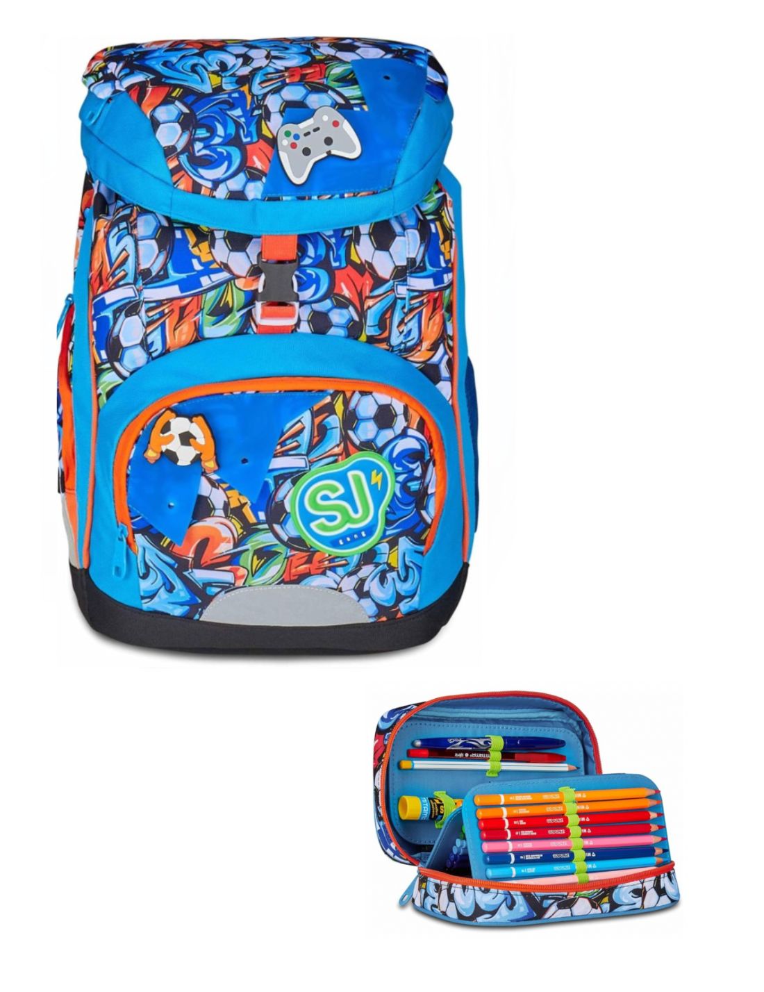 School Pack Soft Plus Più Astuccio Completo Speed Pad Tinypatch Boy