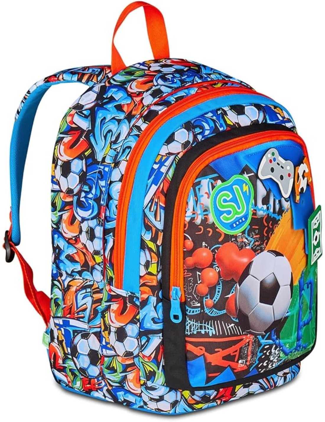 School Pack Zaino Advanced Più Astuccio Completo 3 Zip Tinypatch Boy