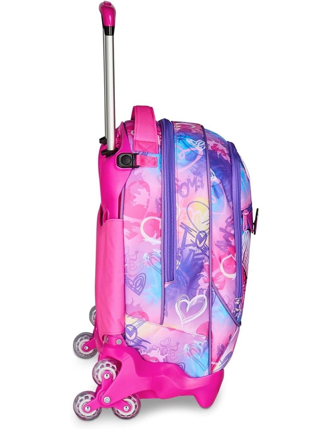 School Pack Trolley Più Astuccio Completo 3 Zip Tinypatch Girl