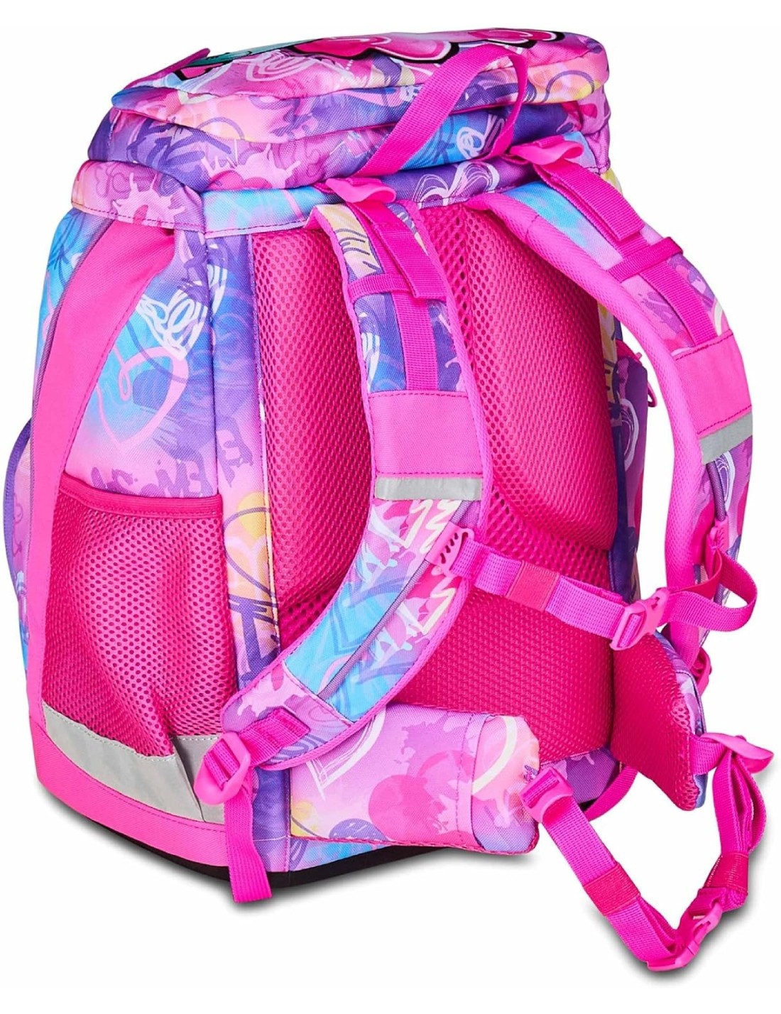 School Pack Soft Plus Più Astuccio Completo 3 Zip Tinypatch Girl