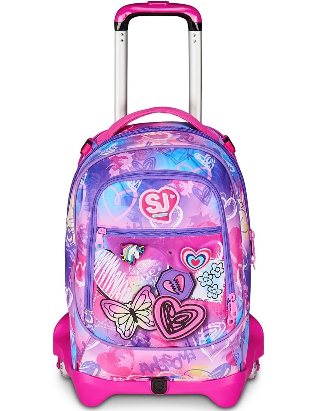School Pack Trolley Più Astuccio Completo Speed Pad Tinypatch Girl