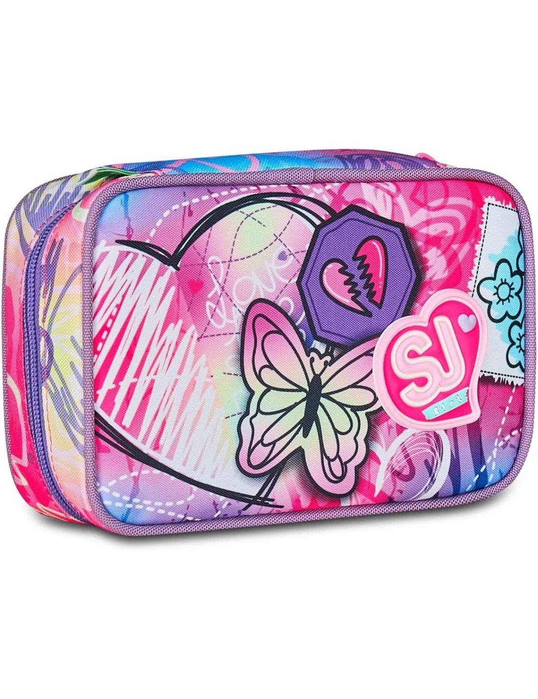 School Pack Trolley Più Astuccio Completo Speed Pad Tinypatch Girl