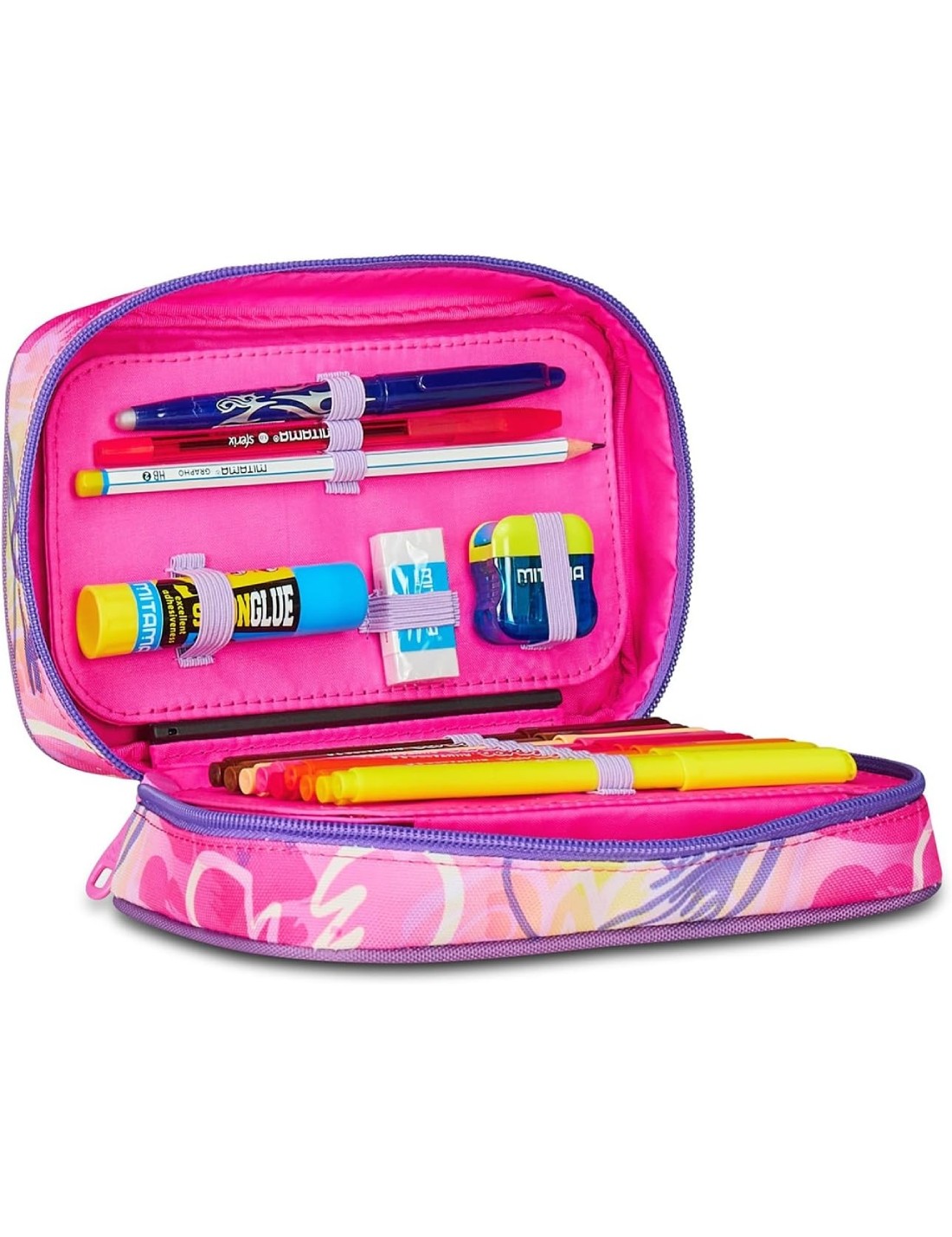 School Pack Trolley Più Astuccio Completo Speed Pad Tinypatch Girl