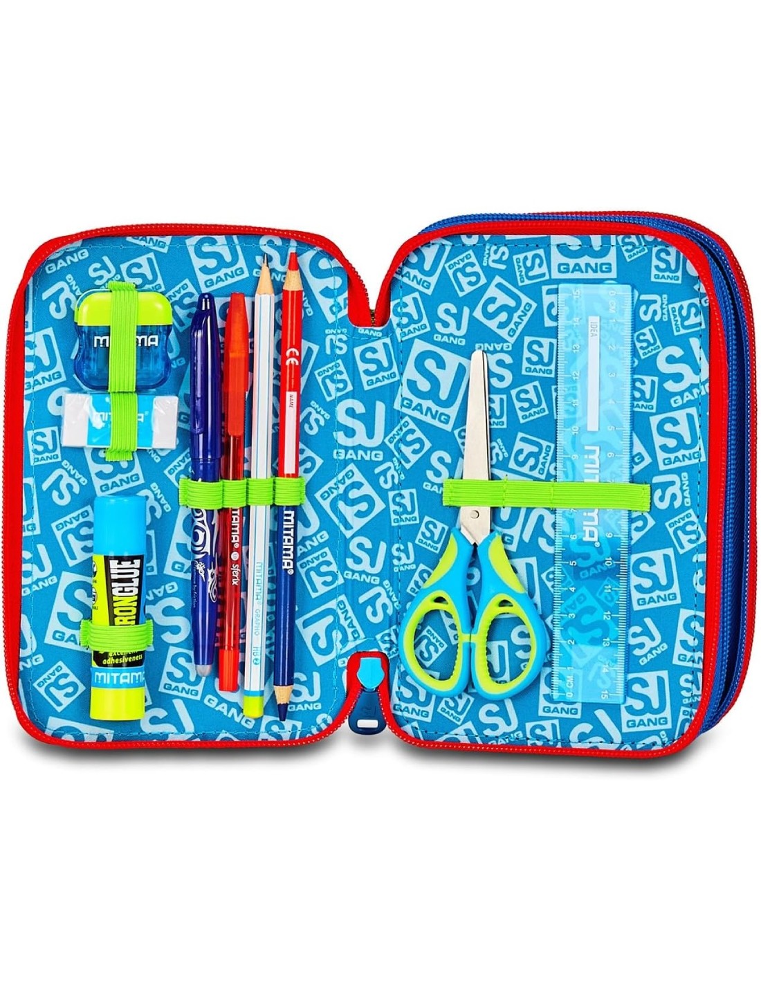 School Pack Trolley Più Astuccio Completo 3 Zip Fantasys Boy