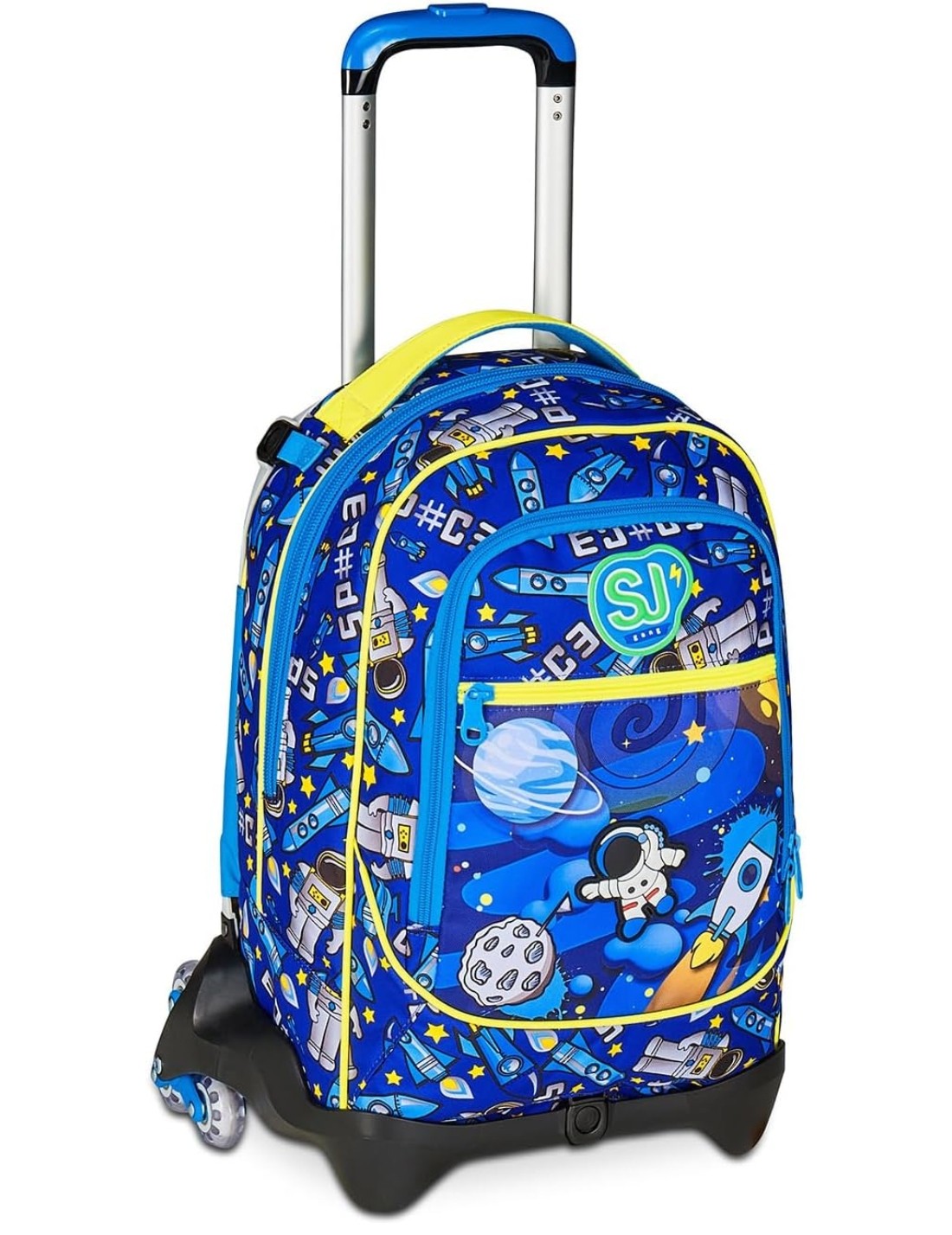 School Pack Trolley Più Astuccio Completo 3 Zip Flyrocket Boy