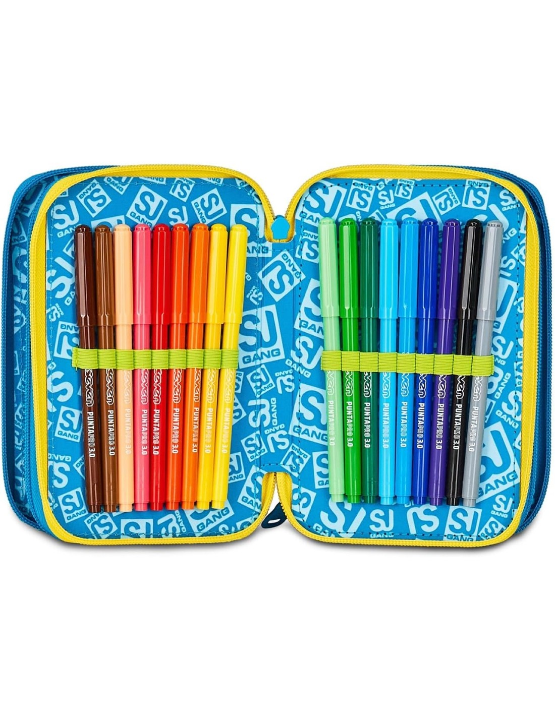 School Pack Trolley Più Astuccio Completo 3 Zip Flyrocket Boy