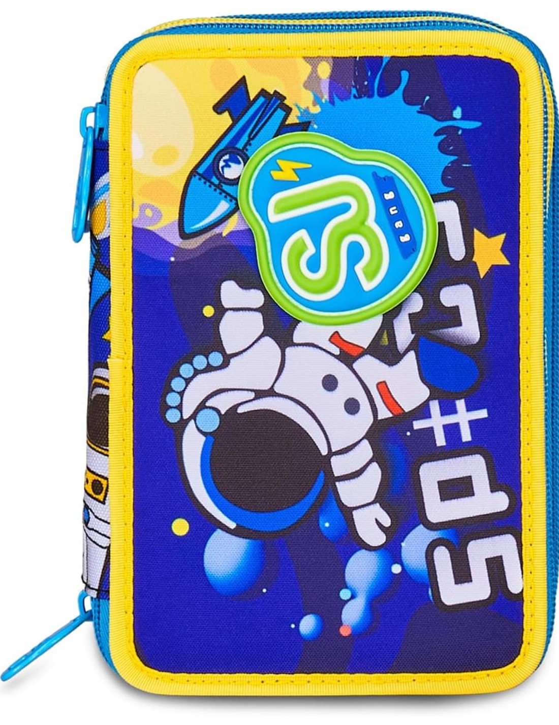 School Pack Trolley Più Astuccio Completo 3 Zip Flyrocket Boy