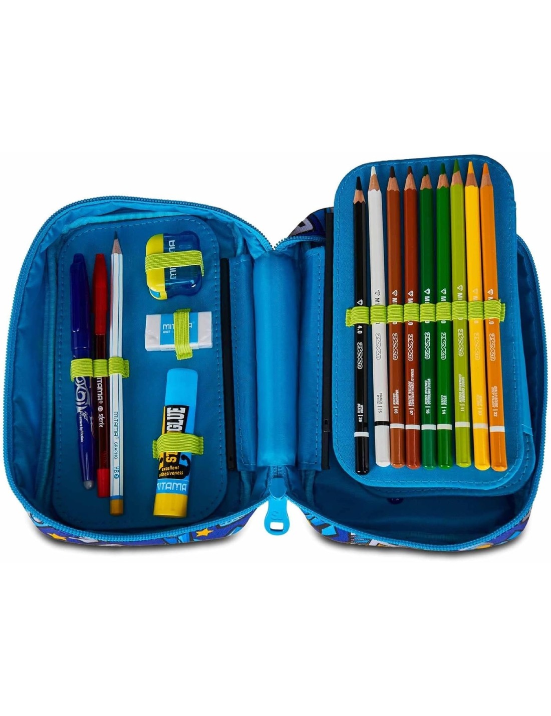 School Pack Trolley Più Astuccio Completo Speed Pad Flyrocket Boy