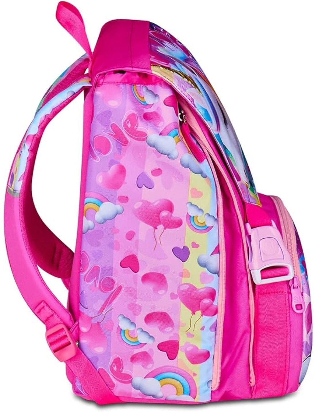 School Pack Zaino Sdoppiabile Più Astuccio Completo 3 Zip Flyunicorn Girl