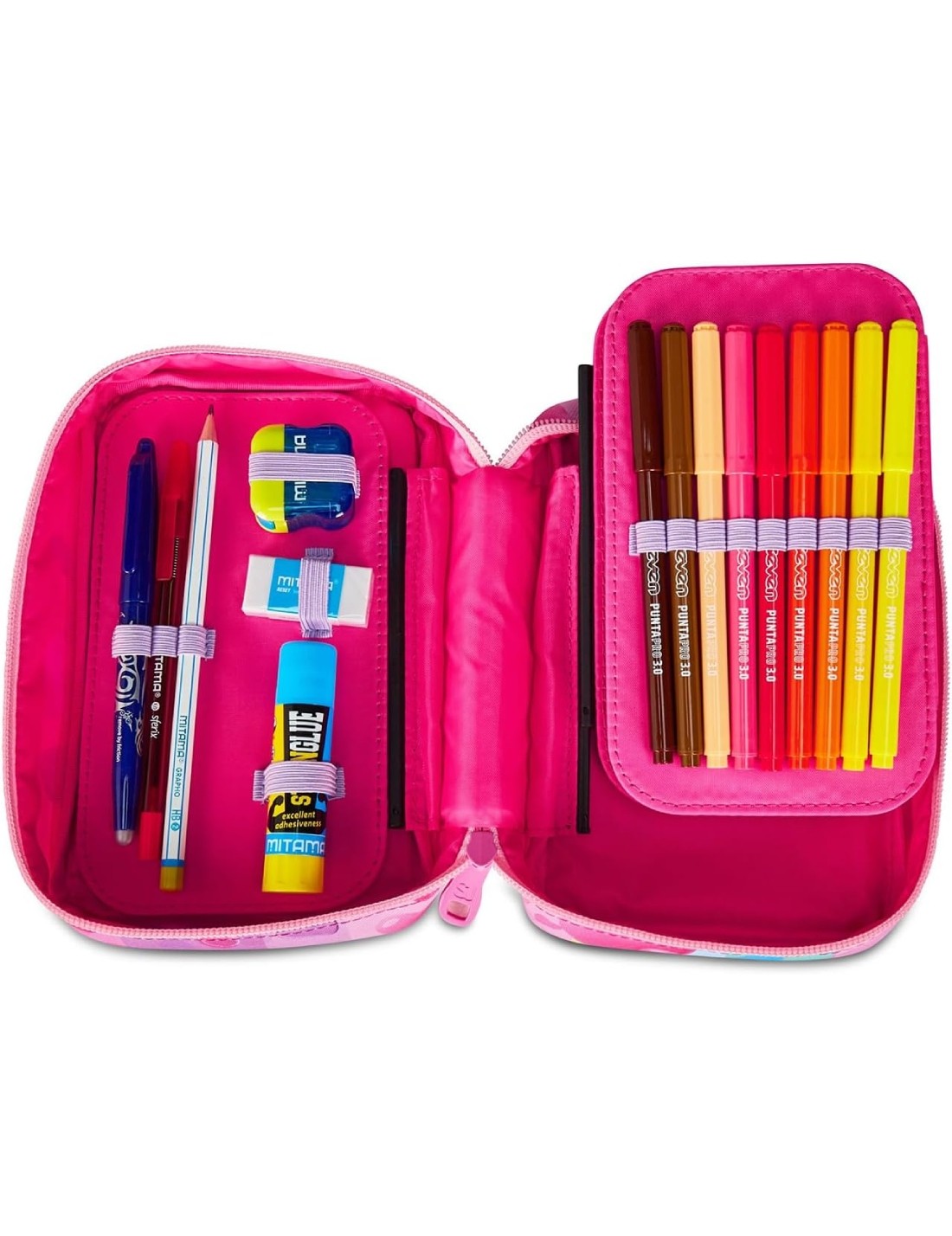 School Pack Zaino Sdoppiabile Più Astuccio Completo 3 Zip Flyunicorn Girl