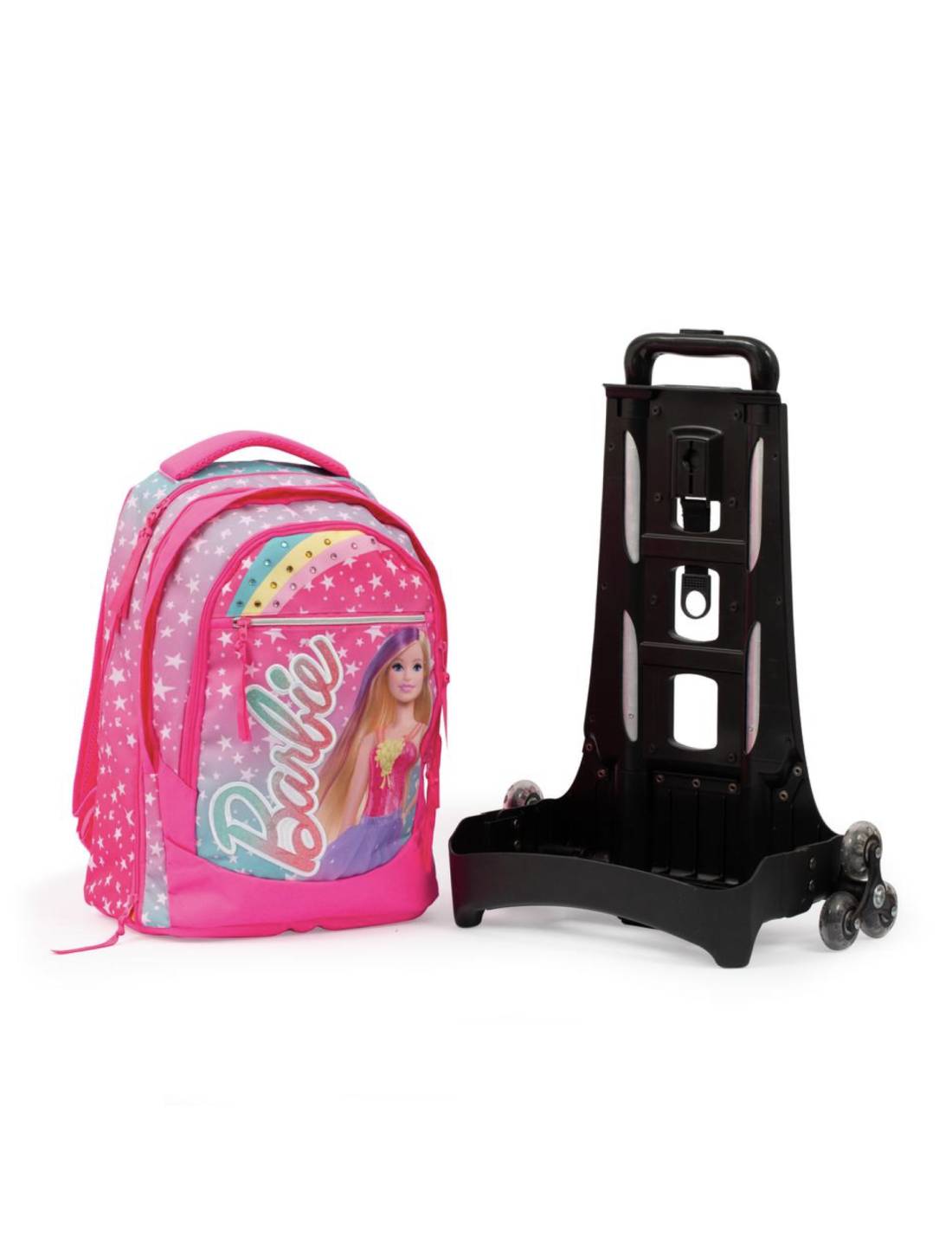 Zaino Trolley Scuola Barbie 3WD