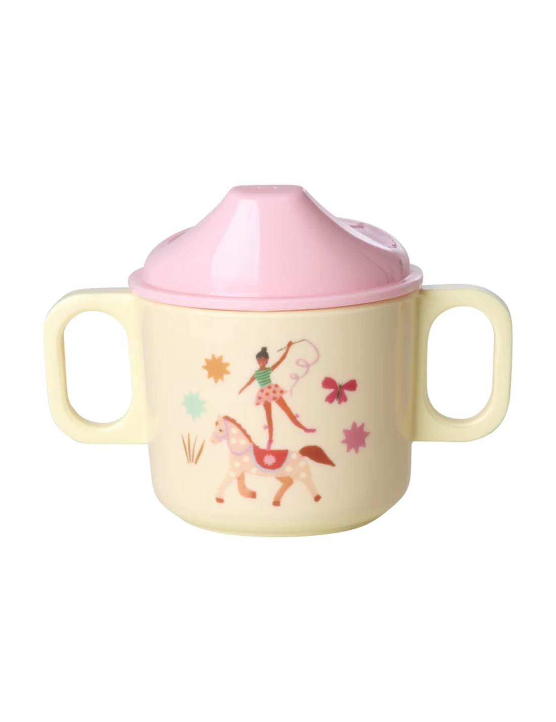 Rice Tazza Bebe' Melamina Fun Fair Rosa