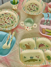 Rice Set Pappa Melamina Animali Giungla